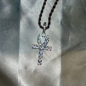 Rose Gold Ankh + Chain (18cm)